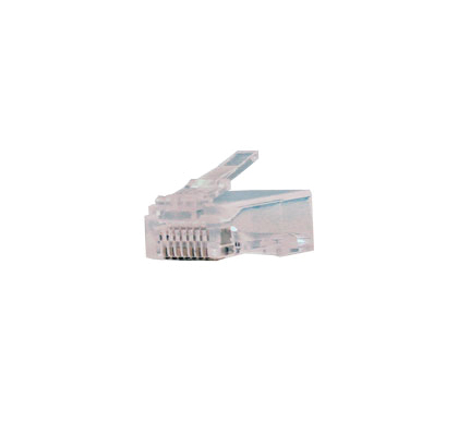 CAT6 RJ45 Modular Plug, Unshielded, Feed Through