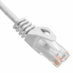 CAT6 Booted Ethernet Patch Cable, White, 1ft Vertical Cable 094-802/1WH