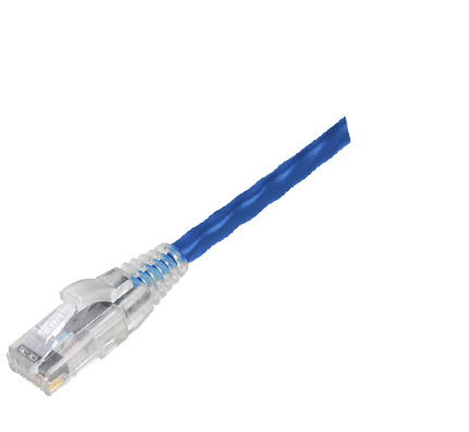 CAT6 Booted CHOICE Ethernet Patch Cable, Blue, 3ft