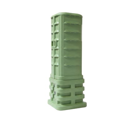 Channell Optimus Pedestal, Light Green, 12″x12″x32″