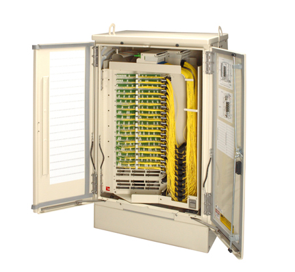 Commscope FDH 3000 Fiber Distribution Medium Cabinet, 24 Fiber Feeder Cable