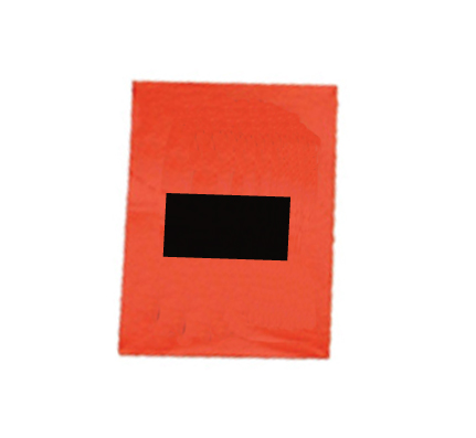 Decal, “Dash”, Black Text On Orange Background