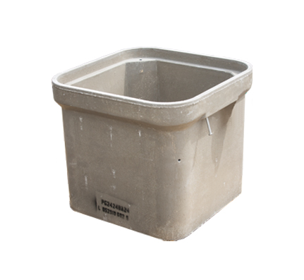 12″ x 12″ x 12″ Polymer Concrete Handhole Base, Tier 15