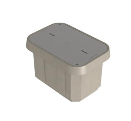48″ x 60″ x 36″ Polymer Concrete Handhole Assembly, Tier 15