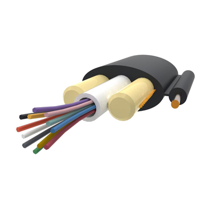 6 ct. Bulk Drop Cable, Single-mode Drop Cable, Toneable Flat, Single Jacket, Zero Water Peak, Dry, OSP, 500-140074