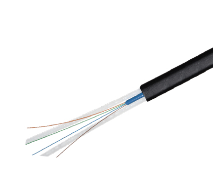 24 ct. Bulk Drop Cable, Single-mode Drop Cable, Flat, Single Jacket, Zero Water Peak, Dry/Gel, OSP, 500-140373