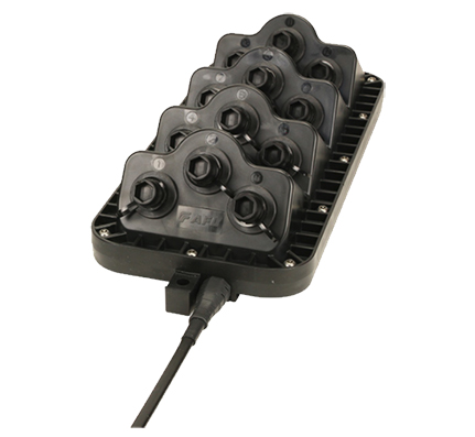 AFL TITAN RTD® MST, 12 Port, 1250′ Pushable MicroDrop Cable Stub