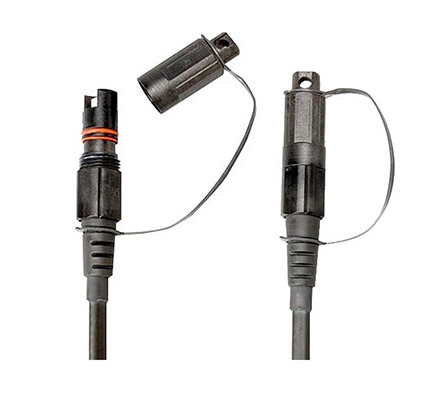 RealFlex® Preconnectorized Drop Cable, Optitap (SC/APC) to SC.APC, Flat Dielectric, 250′