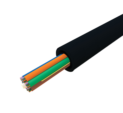 24 ct Single-Mode Dielectric Micro Fiber Optic Cable, Gel