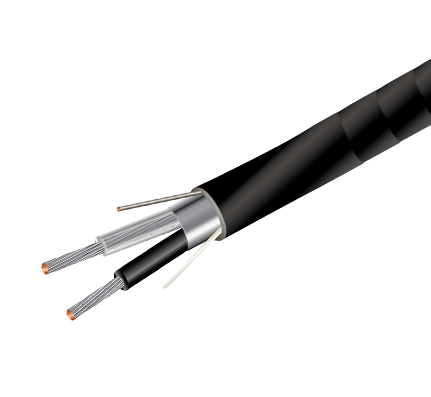 14 AWG 2 Conductor IMSA 50-2 Loop Lead-In Cable, Black, 2500′ Reel