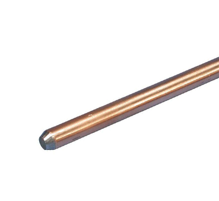 5/8″ x 5′ Ground Rod, Pointed, 10Mil Plating