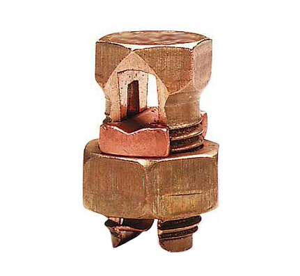 Copper Split Bolt, #4 Str – #8 Str Range