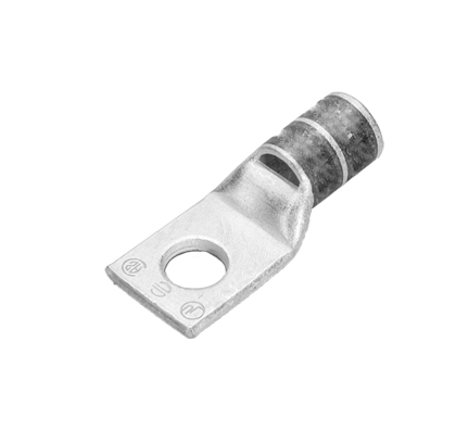 Lug, Long Barrel, #8 AWG, Two Hole (1/4″, 5/8″)