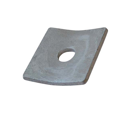 1/4″ x 3″ x 3″ Square Curved Washer for 5/8 Bolt
