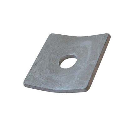 1/4″ x 3″ x 3″ Square Curved Washer for 3/4″ Bolt