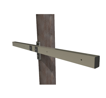 96″ Wood Guard Arm Crossarm