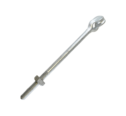 3/4″ x 16″ Straight Thimble Eye Bolt