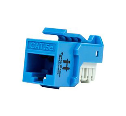 CAT5e Keystone Jack, Blue