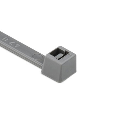 Cable Ties, 8″, 50# Tensile Strength, Grey, 100 Per Pack