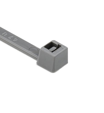 8.00″ Cable Ties, Grey, 50lb Tensile Strength