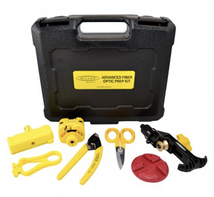 Miller® Advanced Fiber Optic Tool Kit With Case & Ergonomic Strippers