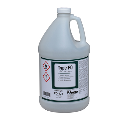 Polywater® Type FO™ Alcohol Fiber Optic Cleaner, 1 Gallon Jug