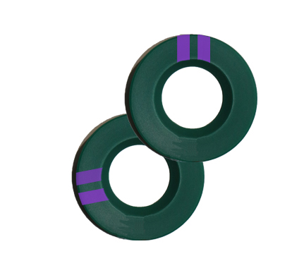 10.5mm-12mm Cable Seals, Purple, 2 Lines