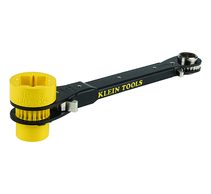 Klein Tools 6-in-1 Lineman’s Ratcheting Wrench