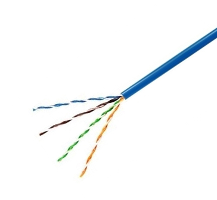 CAT5e Cable, 4 Pair, Blue, UPT Solid Copper CM