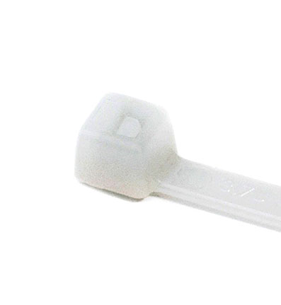 Cable Ties, 4″, 18# Tensile Strength, White, 100 Per Pack,