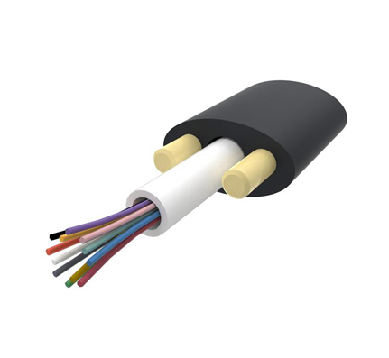 24 ct. Toneable Flat Bulk Drop Cable, Single-Mode, Single Jacket, Zero Water Peak, Dry/Gel