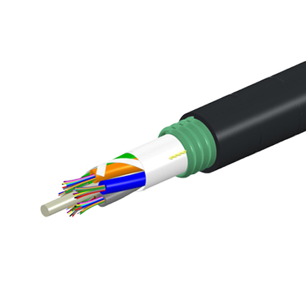 48 ct Single-Mode Armored Fiber Optic Cable, Zero Water Peak, Bend Resistant