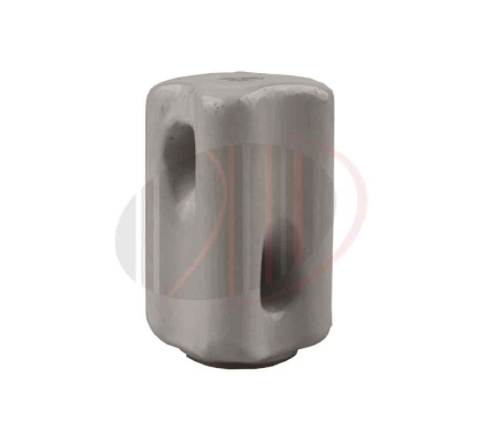 3-1/2″ x 2-1/2″ with 3/8″ Hole Guy Insulator “Johnny Ball”