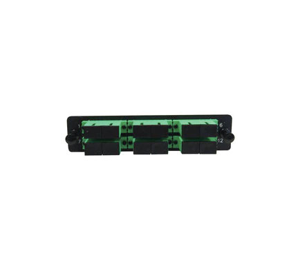 LGX Fiber Adapter Panel with 6 SC Duplex Adapters/Ports, OS2 UPC